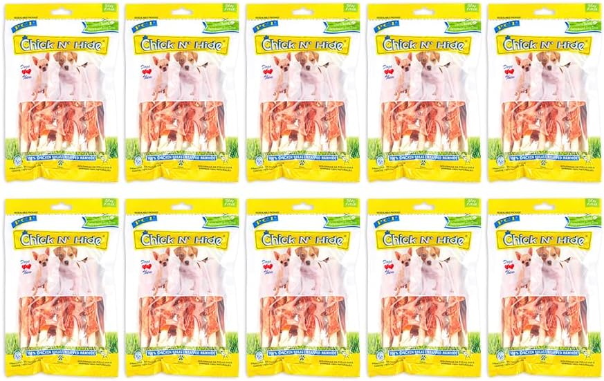 Pet Center Chick n Hide Dog Treats, 10-Pack