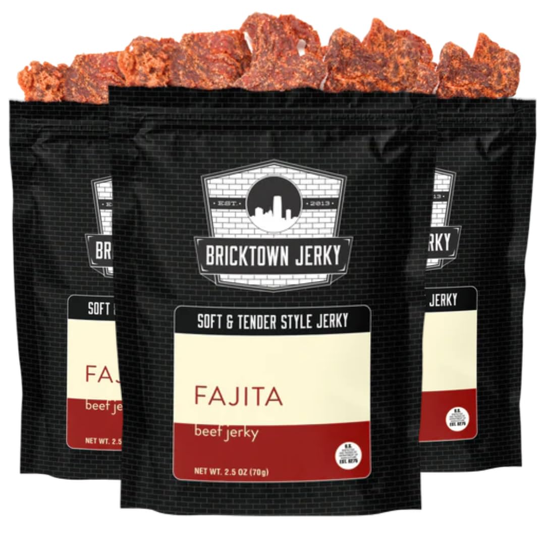 Honey Pepper Beef Jerky - Soft and Tender Style, High Protein, Low-Carb, Healthy Lean Meat Snack - Gourmet Beef Jerky, No Preservatives - 2.5 oz.