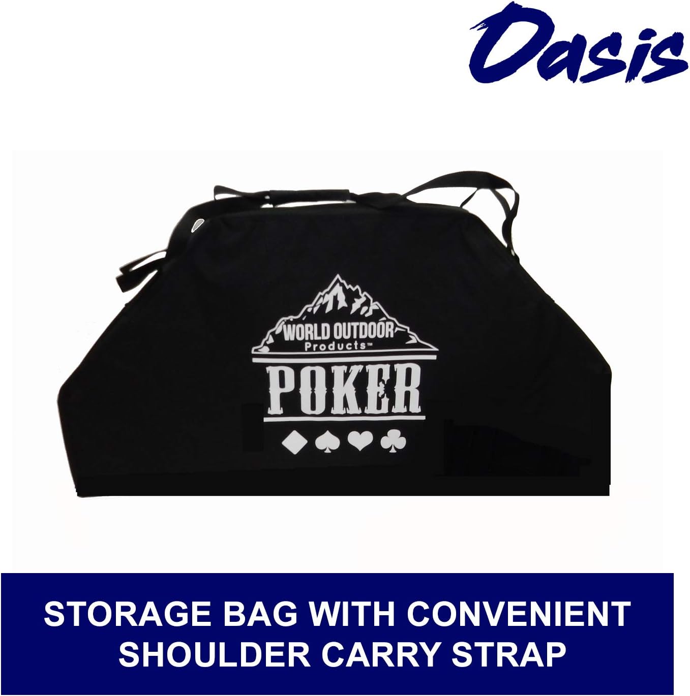 Portable TuscanyPro Professional High Roller Tour Lightweight Folding Poker Table Aluminum-High and Low Settings-Carry Bag-Take it Anywhere-Best