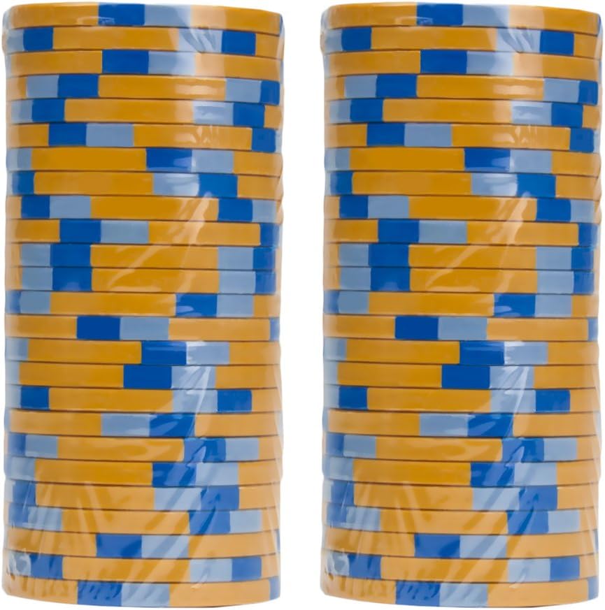 Claysmith Gaming Pack of 50 Poker Knights Poker Chips, Heavyweight 13.5-gram Clay Composite