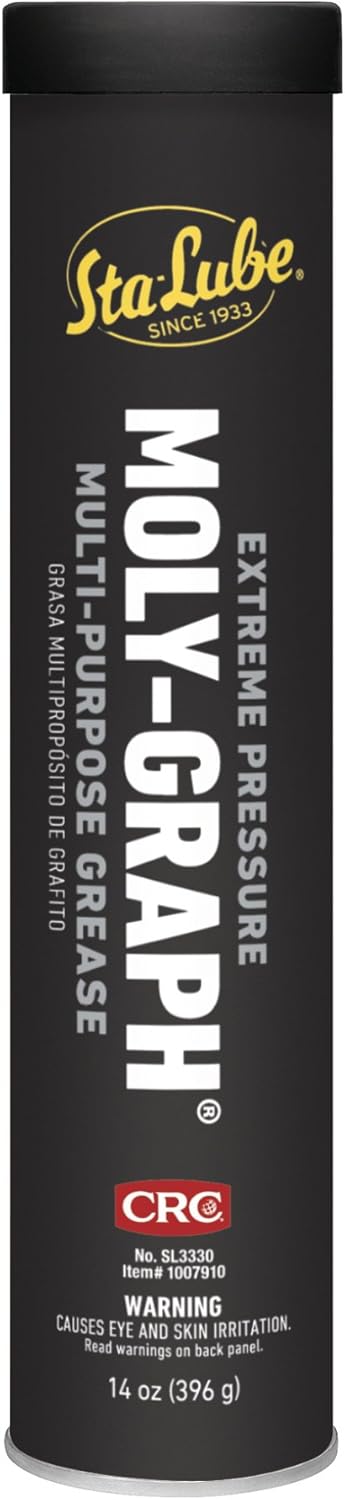 Sta-Lube CRC SL3330 Moly-Graph Extreme Pressure Multi-Purpose Lithium Grease - 14 Oz. | Multi-Purpose Lithium Grease - 14 Oz.