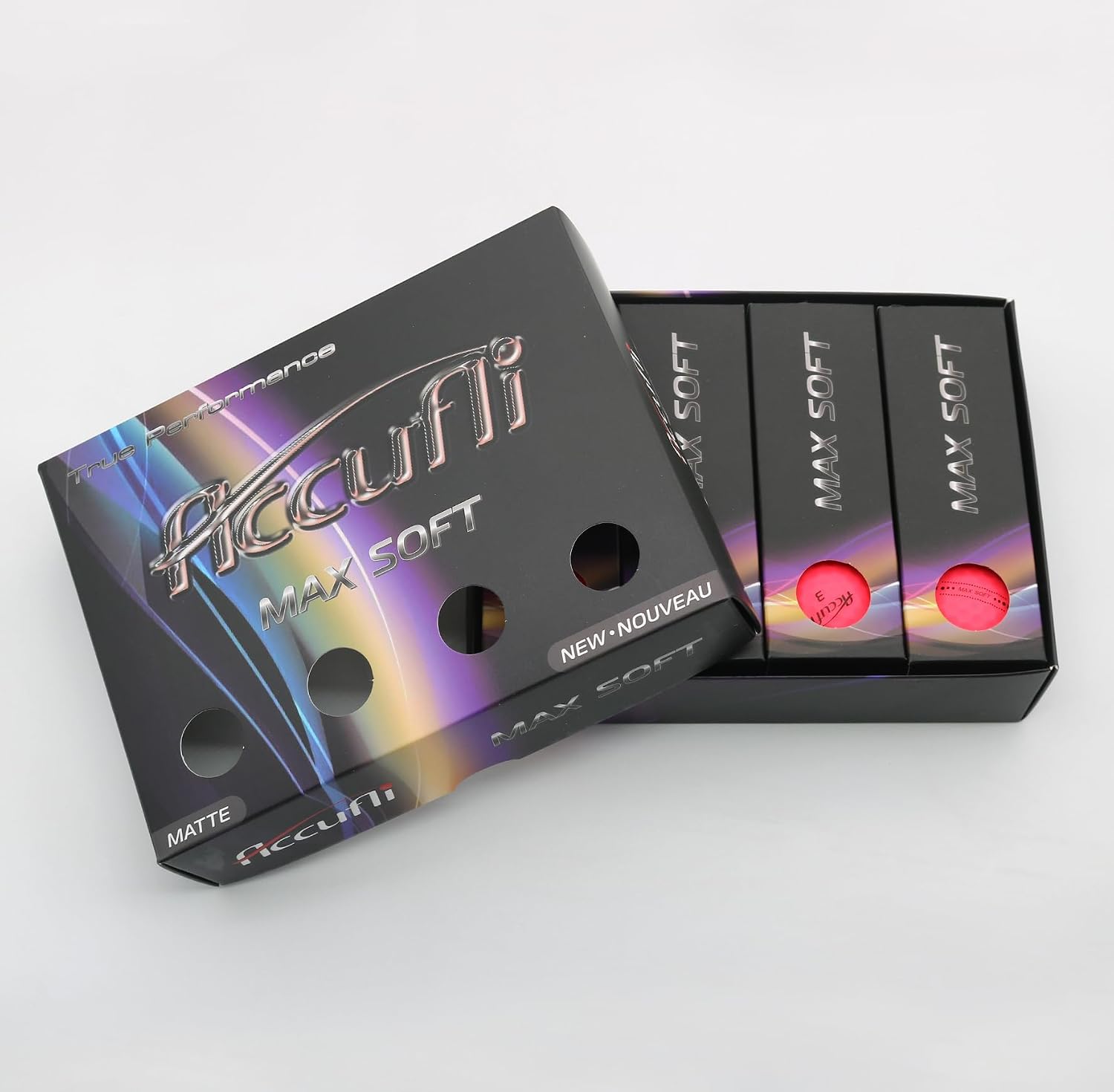 ACCUFLI Max Soft Matte Golf Balls