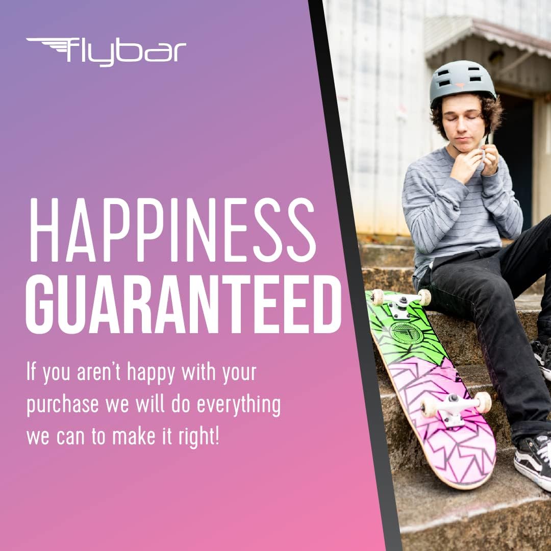 Flybar Bike Helmet- Multi Sport Dual Certified Adjustable Dial, Lightweight Skateboard Helmet, Roller Skating, Pogo, Electric Scooter, Snowboard, Boys and Girls Kids- Adults Helmets