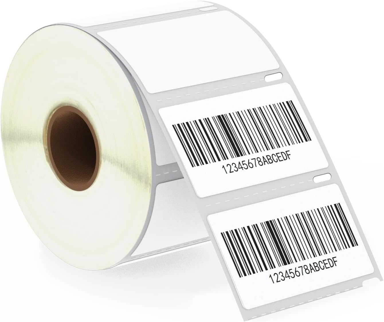 BETCKEY - Compatible DYMO 30334 (2-1/4" x 1-1/4") Multipurpose Barcode Labels, Perforated, Compatible with DYMO Labelwriter 450, 4XL, NOT FIT 550 & 5XL [10 Rolls/10000 Labels]