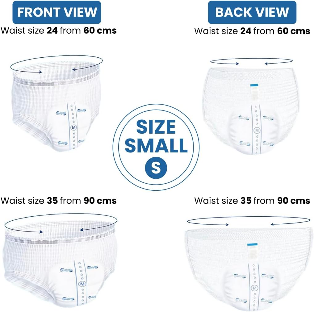 Comfy Life Premium Adult Diaper Incontinence Pull Up Pants – High Absorbency Adult Diapers for Women & Men - Adult Pull Up Nappy Pants for Comfort & Protection - Large Pack of 12 Pants