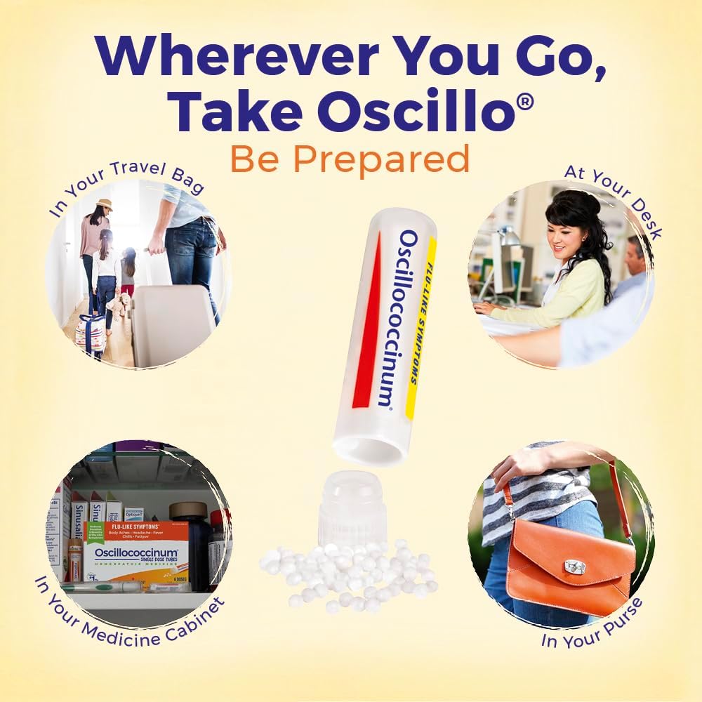 Boiron Oscillococcinum for Relief from Flu-Like Symptoms of Body Aches, Headache, Fever, Chills, and Fatigue - 30 Doses