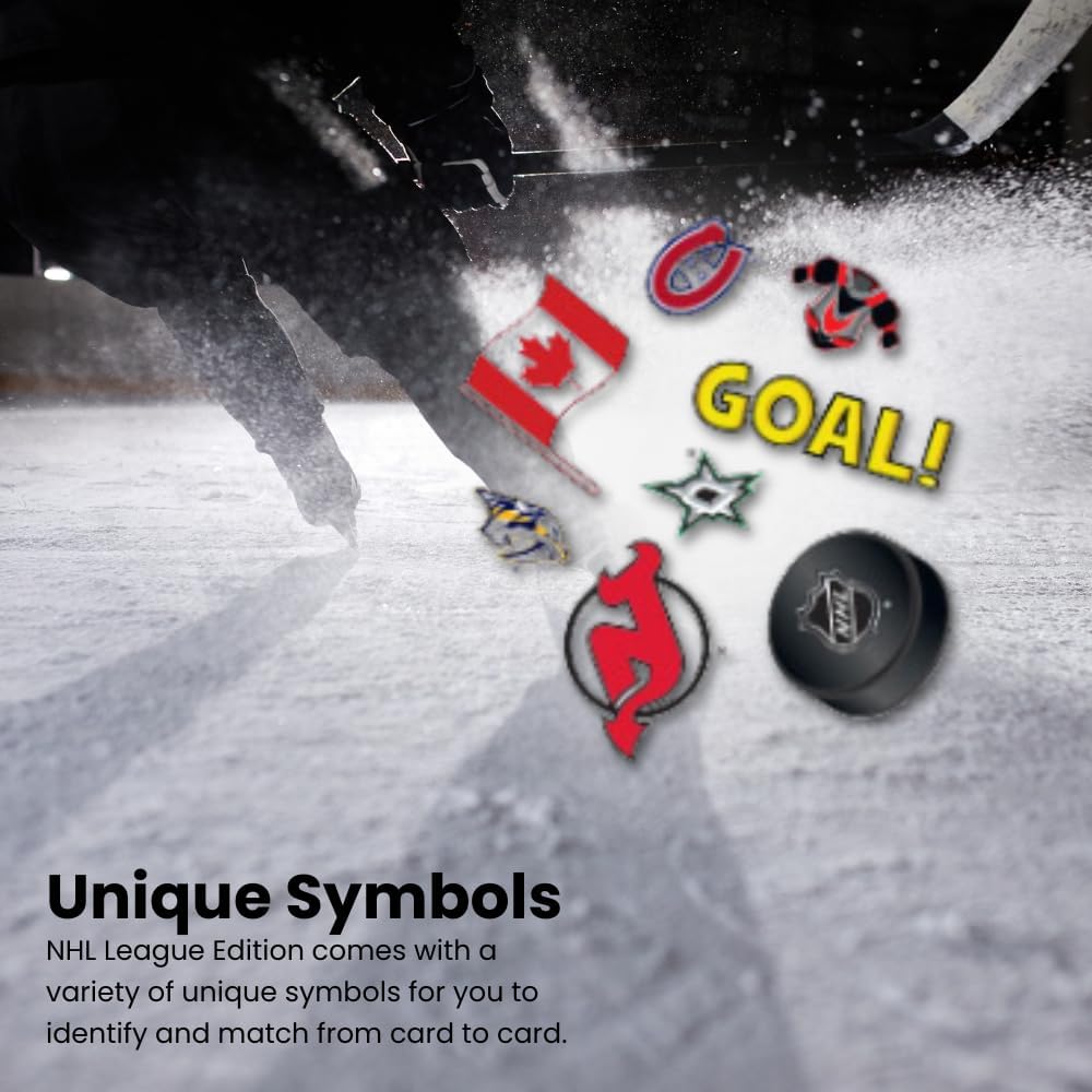 Masterpieces NHL Unisex-Teen Spot It! Card Game