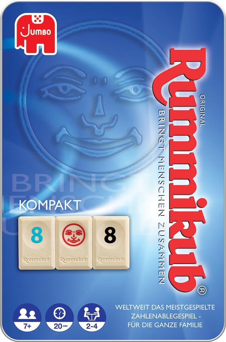 Original Rummikub Premium Compact | The classic game among party games for on the go - for adults and children