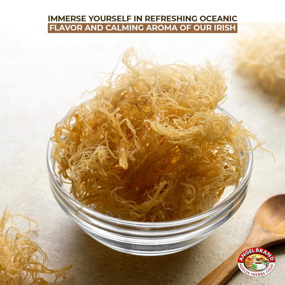 Irish Sea Moss Raw | 2 lbs | Pouch | For Smoothies and Soups