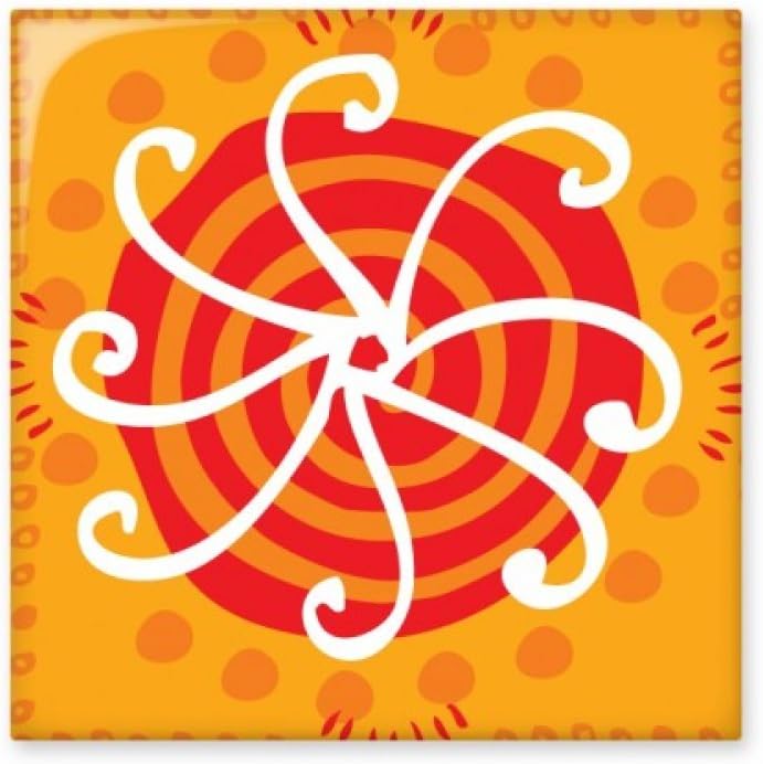 Sunshine Mexico Totems Ancient Civilization Ceramic Tile Glossy Decal Glazed Brick Adorn Stone