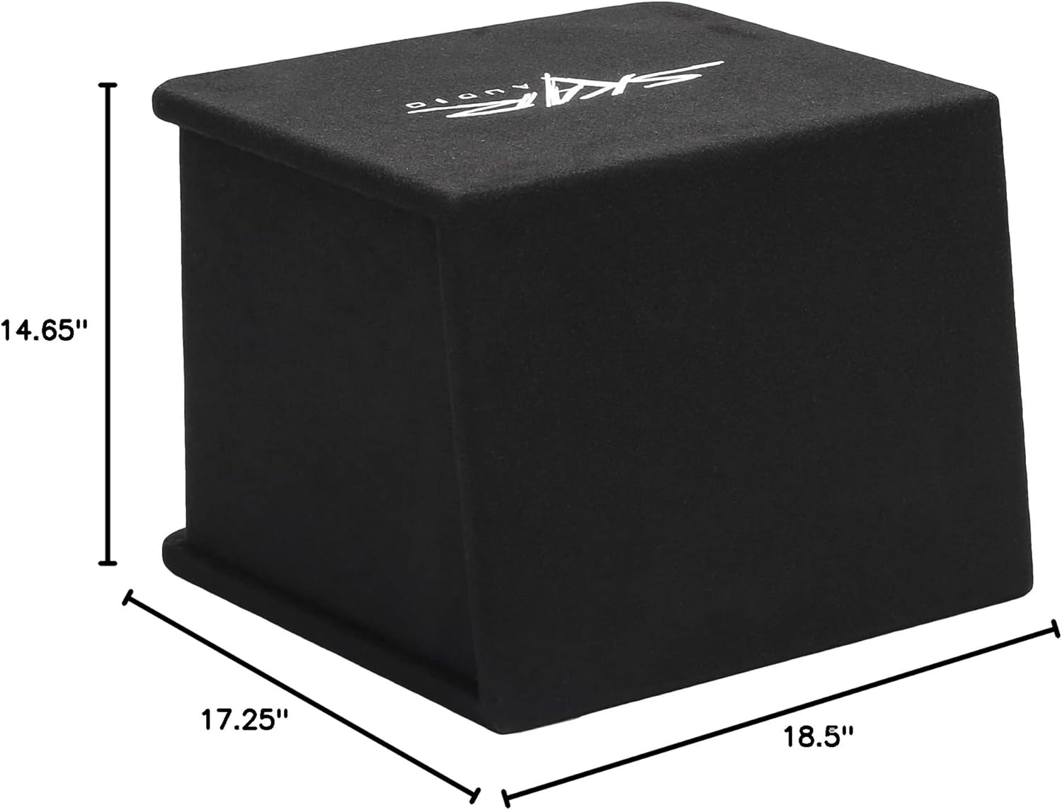 Skar Audio Single 8" Complete 700 Watt SDR Series Subwoofer Bass Package - Includes Loaded Enclosure with Amplifier