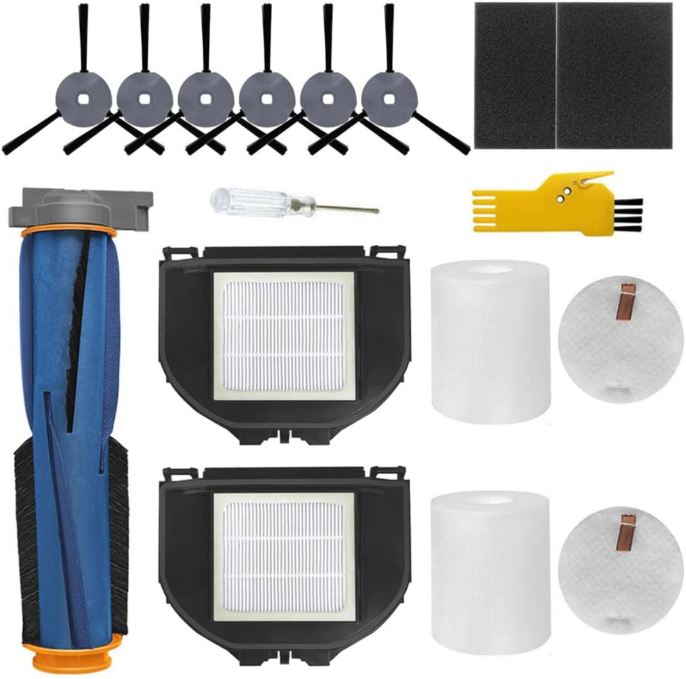 Accessories Kit for Shark IQ R101AE (RV1001AE) IQ R101 (RV1001) AV911S EZ AV1010AE IQ Robot Vacuum Cleaner Replacement Parts Pack of Main Brush