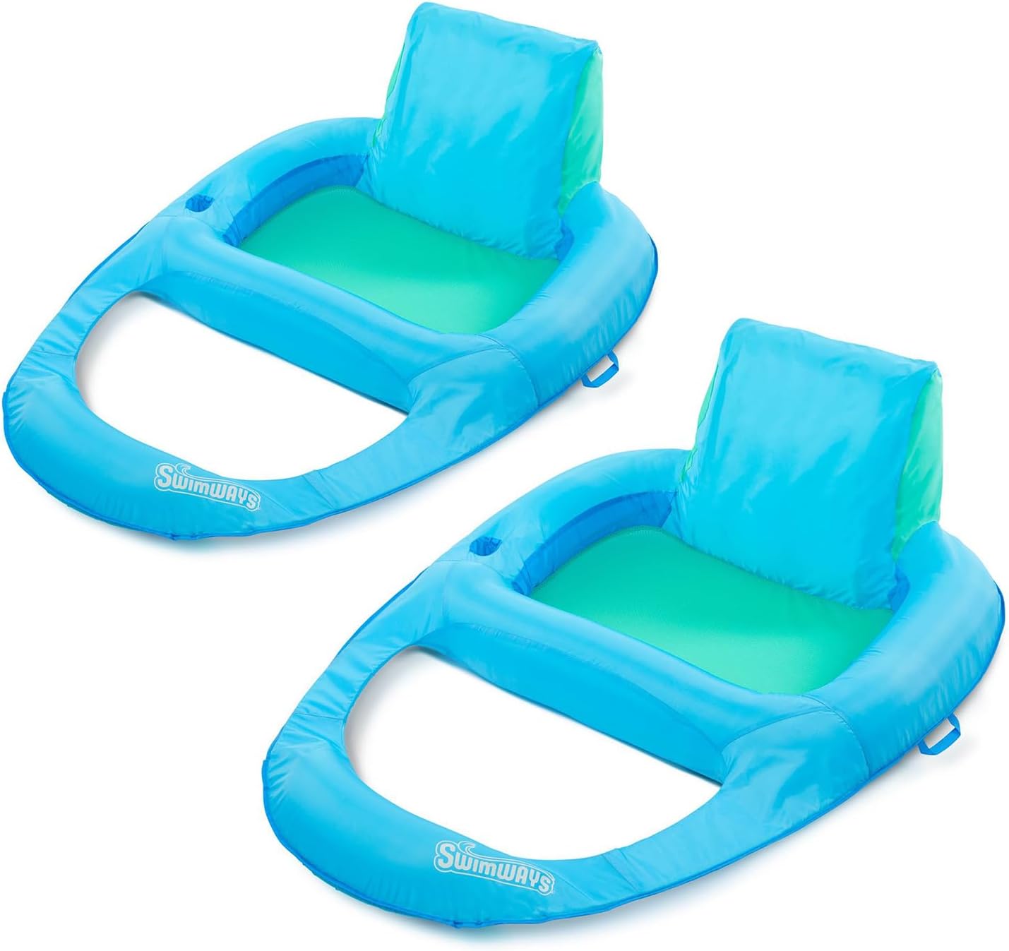SwimWays Spring Float Recliner XL 2 Pack , Blue