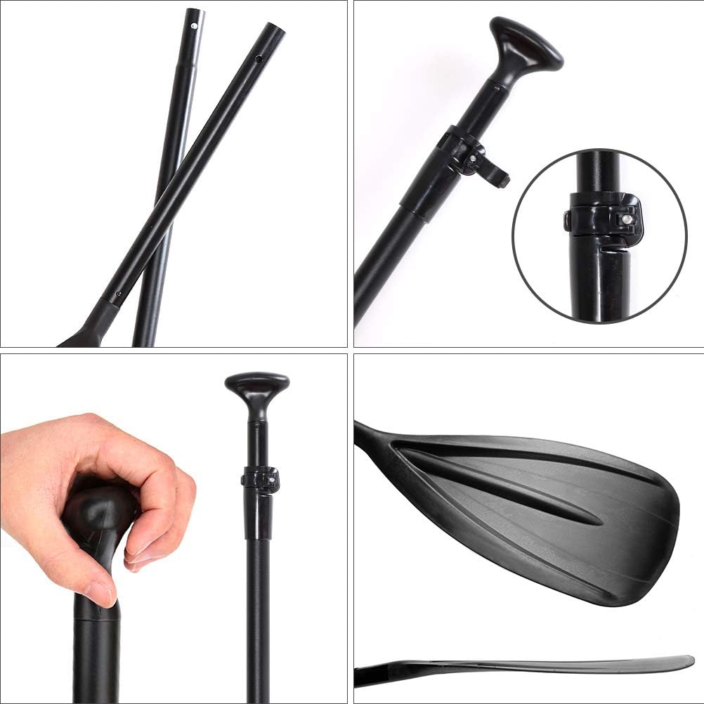 Karltion SUP Paddle - 3-Piece Adjustable Aluminium SUP Paddle with Glass Fiber Blade for Surfing, Floating, Water Sports