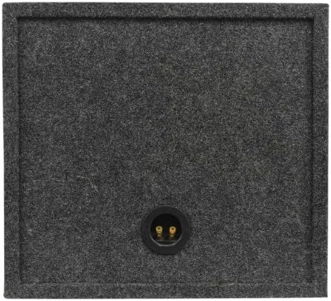 Rockville RSQ15 Single 15" 2.6 cu.ft. Sealed Car Subwoofer Enclosure Box | Made in USA, 3/4" MDF Construction, Gold Terminals, Sub Box, Precision-Cut