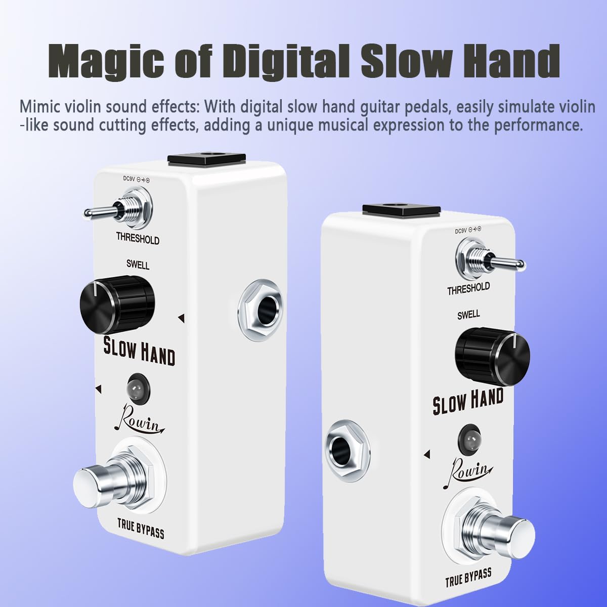 Vintage Vacuum Bluesy Guitar Effect Pedal,Electric Guitar Effect Sound Low Key Mild Clipping