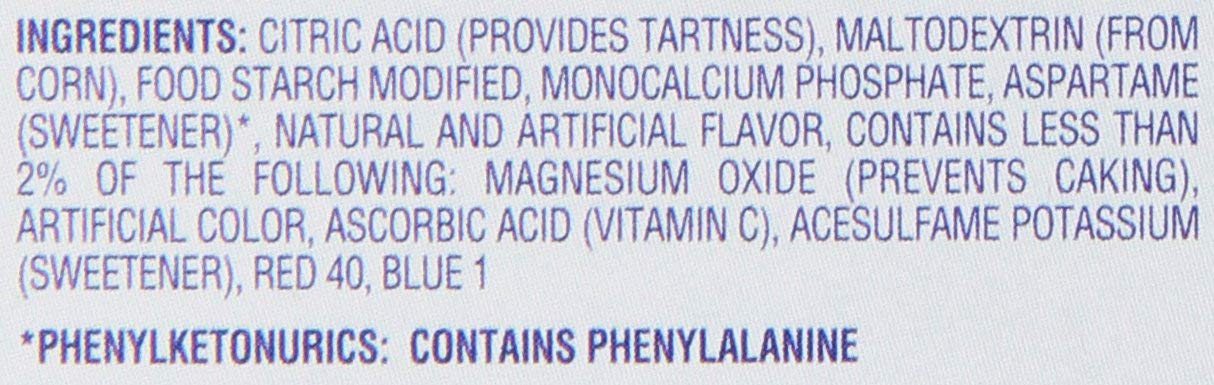 Wyler’s Light Singles To Go Drink Mix, Cherry Limeade, 8 Count (Pack of 3)