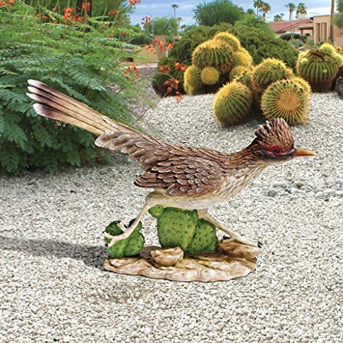 Design Toscano QM2757200 The Great Roadrunner Statue,full color