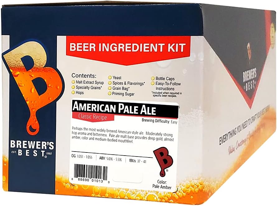 Brewer's Best American Pale Ale Home Brewing Ingredient Kit