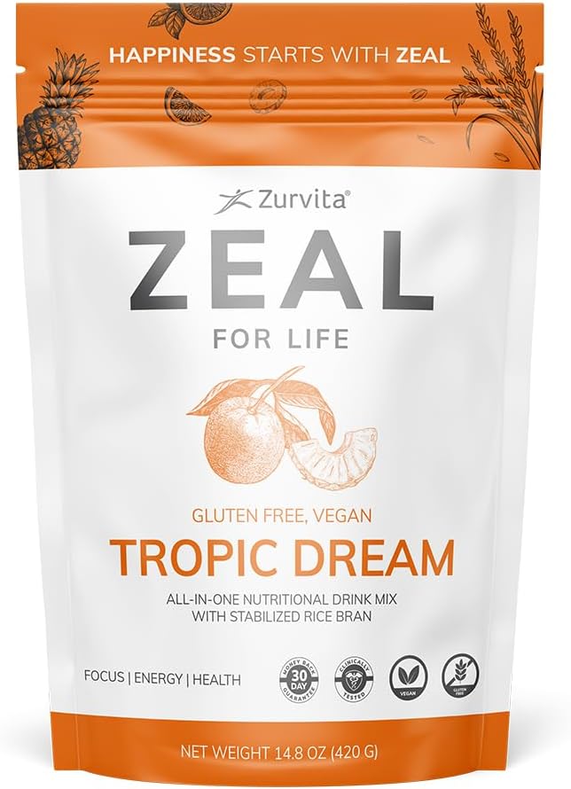 Zurvita - Zeal for Life Wild Berry Wellness Drink Mix - 420 g | Contains Vitamins, Minerals, Antioxidants, Plant Nutrients, Digestive Enzymes, And Phytonutrients For Daily Nutrition