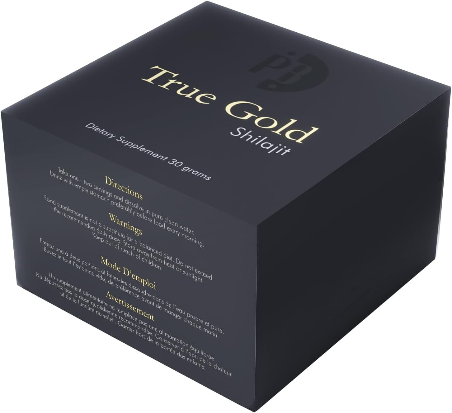 Purblack Pure Shilajit Resin, 85+ Trace Minerals, 60 Servings | Gold-Infused Himalayan Resin for Men&Women | Energy & Immunity Support, Made in USA