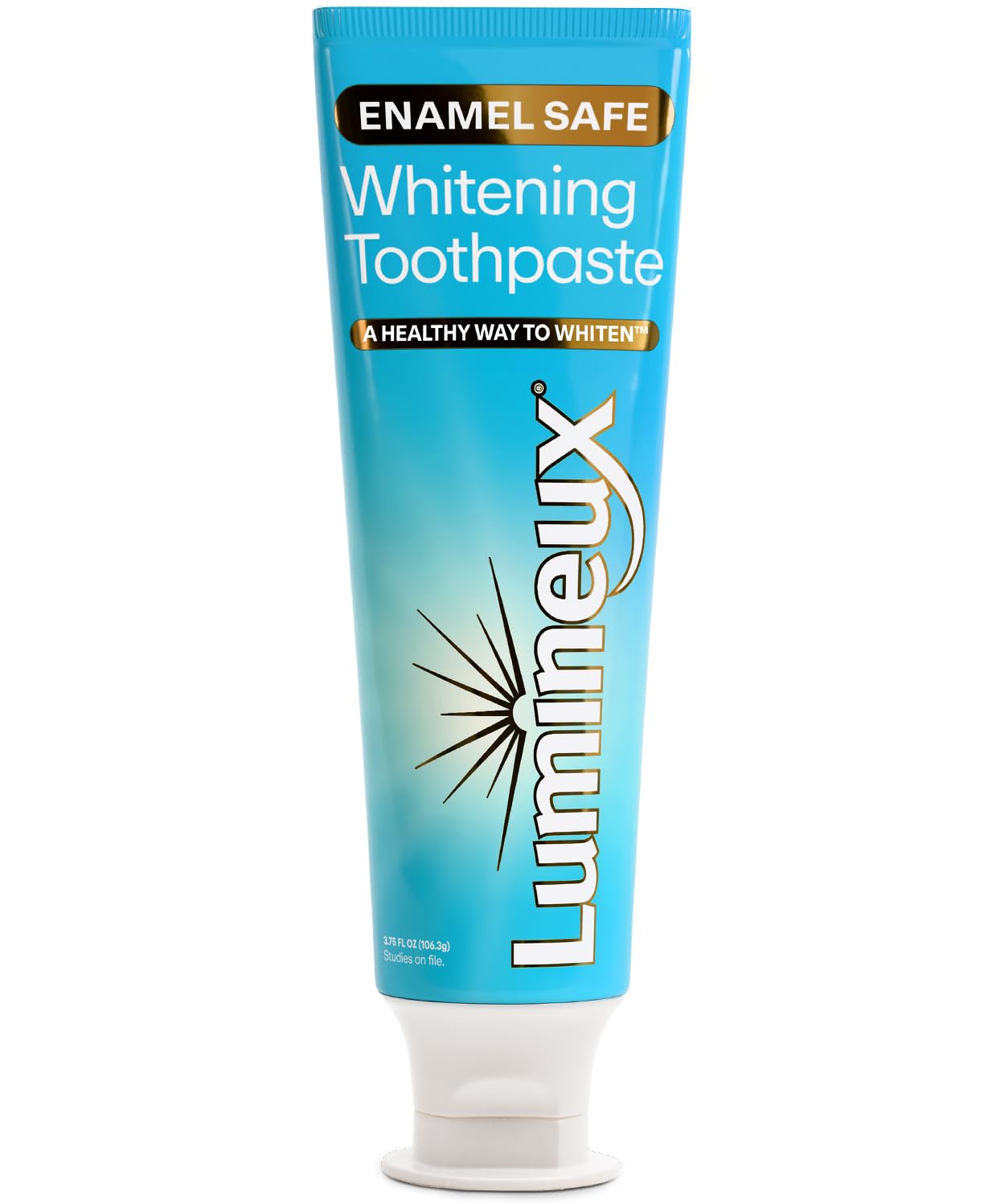 Lumineux Teeth Whitening Toothpaste, Peroxide Free, 3.75 oz, 2 Pack | Enamel safe, fluoride free, alcohol free, no artificial colors, SLS free, dentist formulated, gentle for sensitive smiles