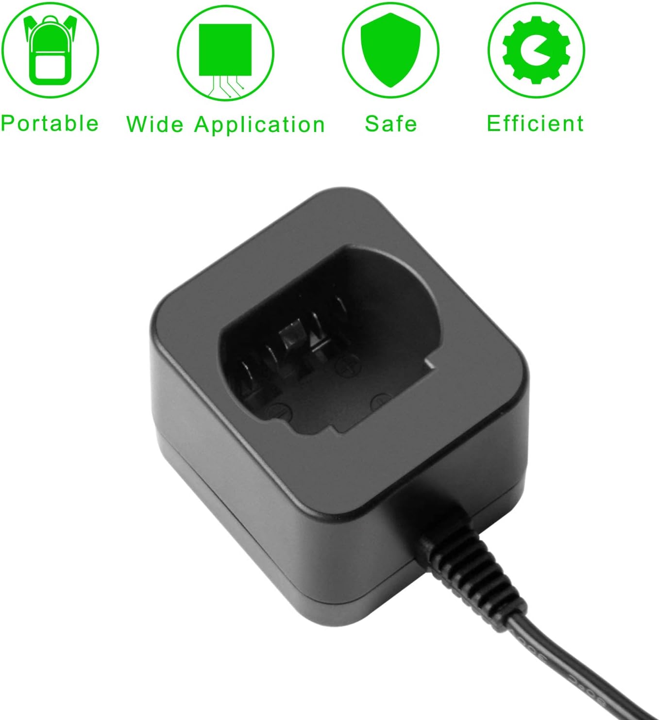 Joiry 8V 2000mAh Li-ion Replacement Battery with Higher Safety & Longer Runtime - Compatible with Dewalt DCB080, DW4390, DCF680N1, DCF680N2 DCF680G2 Cordless Power Tools (1-Pack)