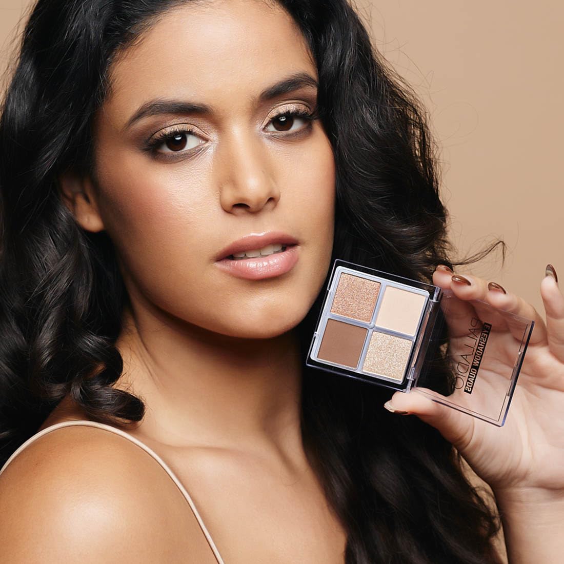 Palladio Eyeshadow Quads, Velvety Pigmented Blendable Matte, Metallic and Shimmer Finishes, Creamy Formula, Four Way Quad Eye Shadow Palette, Talc-Free (Ballerina)