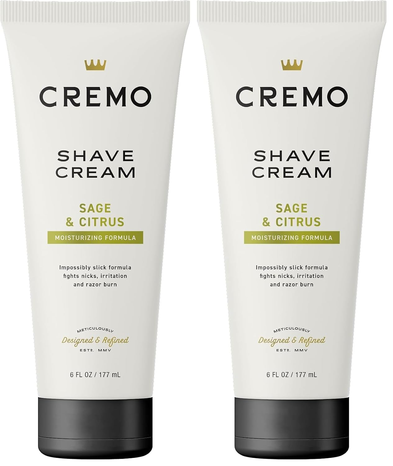 Cremo Original Shave Cream, Astonishingly Superior Ultra-Slick Shaving Cream for Men, Fights Nicks, Cuts and Razor Burn, 6 Fl Oz