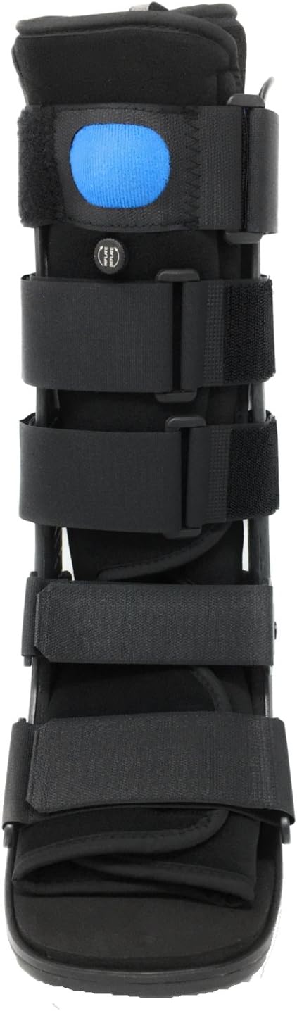 OTC Walker Boot Delux Short Low Top Leg Cast, Black, X-Small