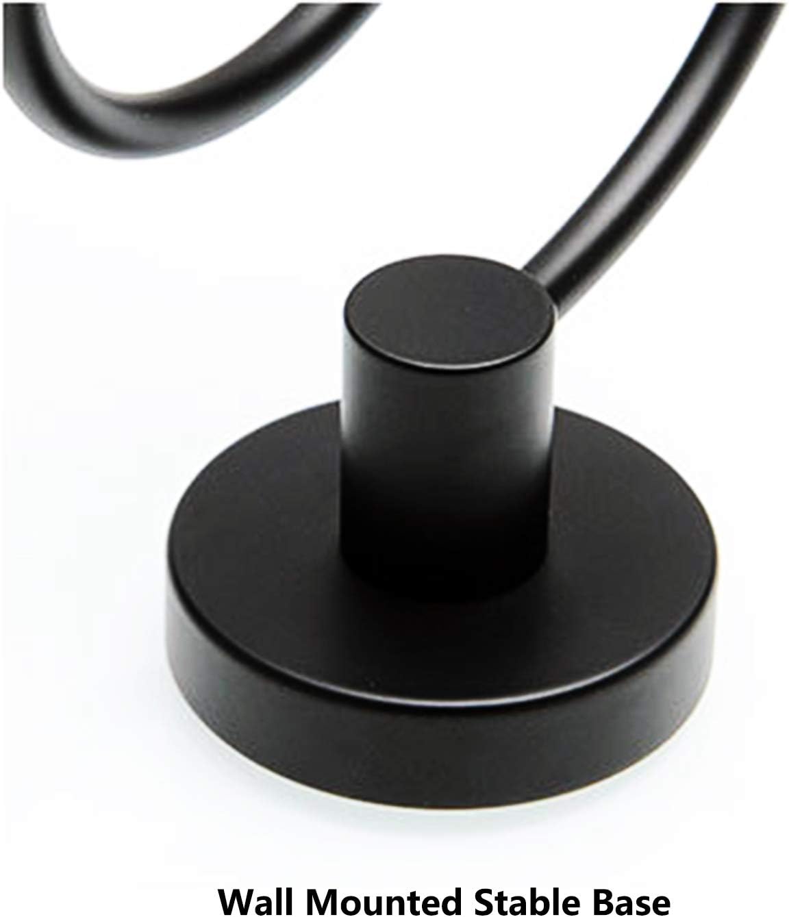 Hair Dryer Holder Stainless Steel Chromed (Black)