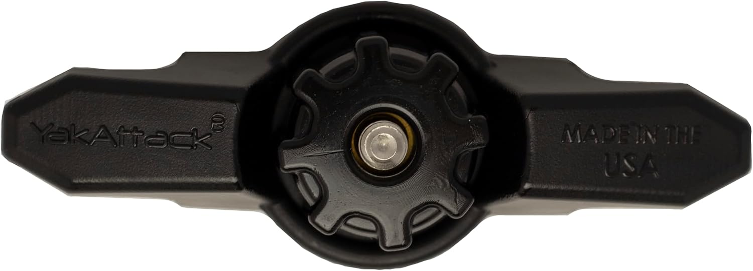 YakAttack GT Cleat Track Mount Line Cleat | Low-Profile Rope Cleat for Anchor Systems | Compatible with GearTrac, MightyMount XL