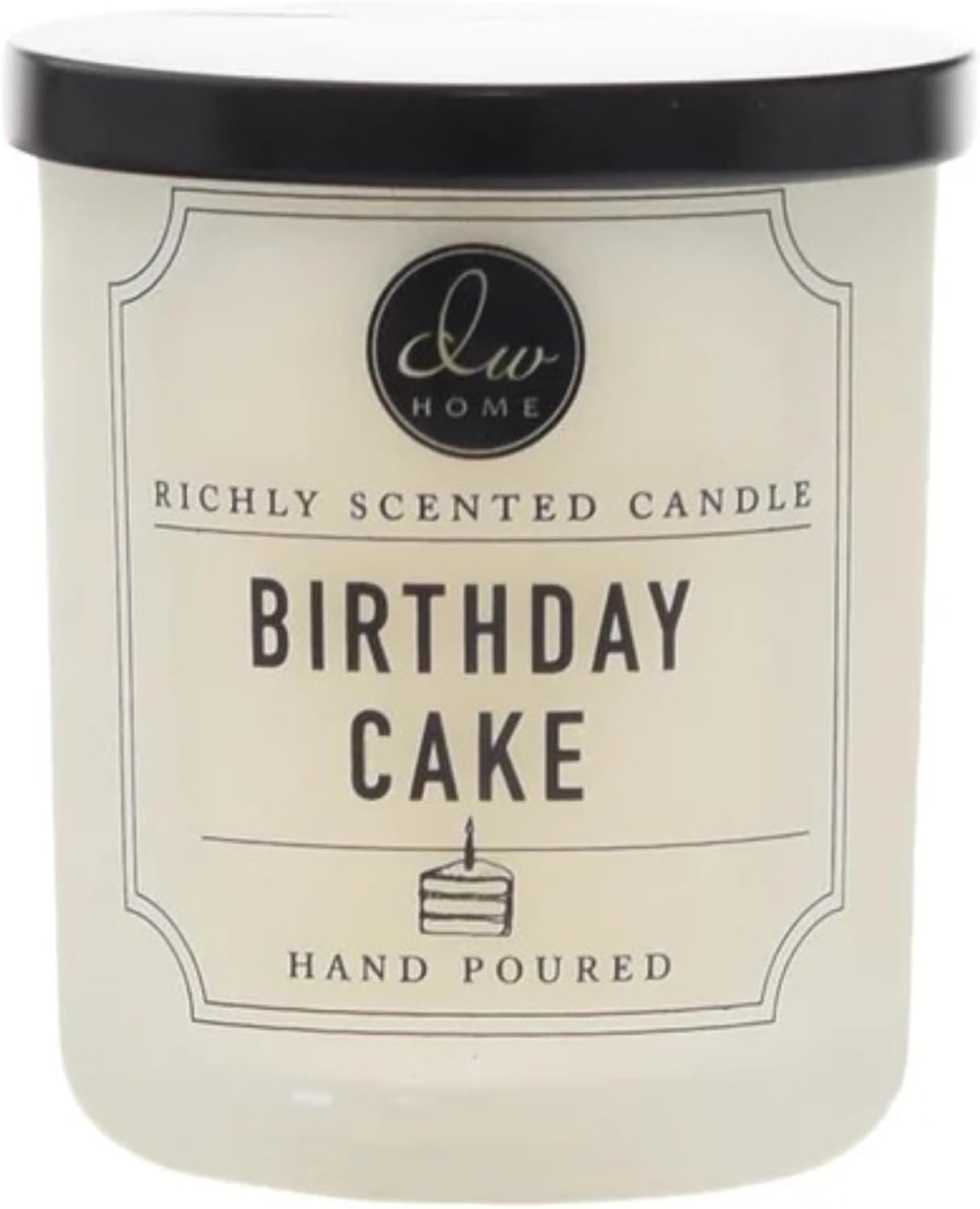 DW Home Vanilla Bean Scented Candle for Home, 15 oz, Large Double Wick Candle Jar, Up to 56H Burn Time, Luxury Scented Candle for Relaxation, Gifting, Home Decor