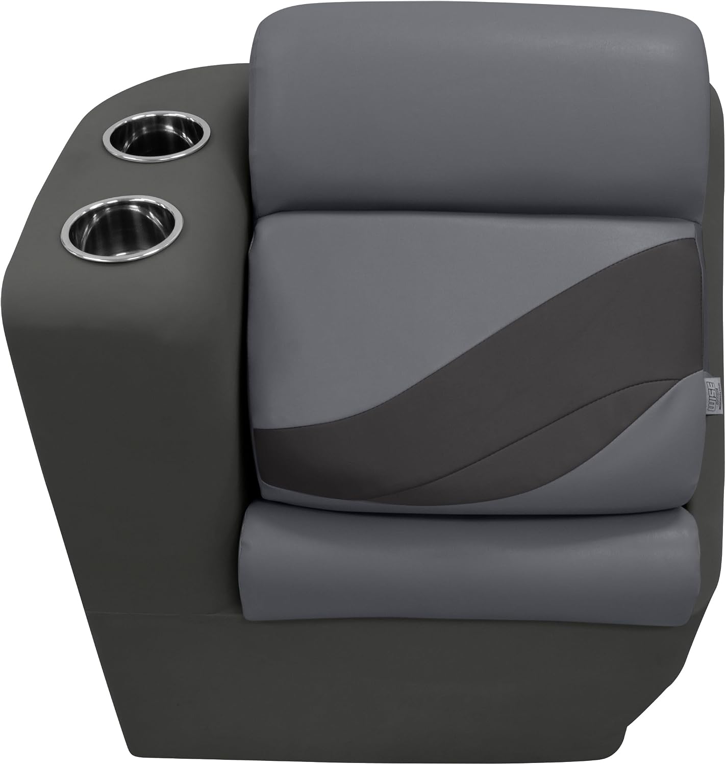 Wise BM13006L-986 Premier Series Pontoon Left Lean Back Recliner, Platinum/Spectra Navy/Cobalt