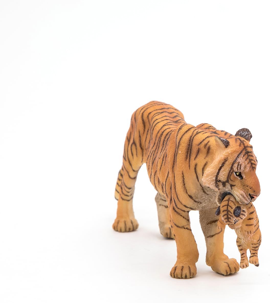Realistic Tigress and Her Cub Figurine, Wild Life Collection