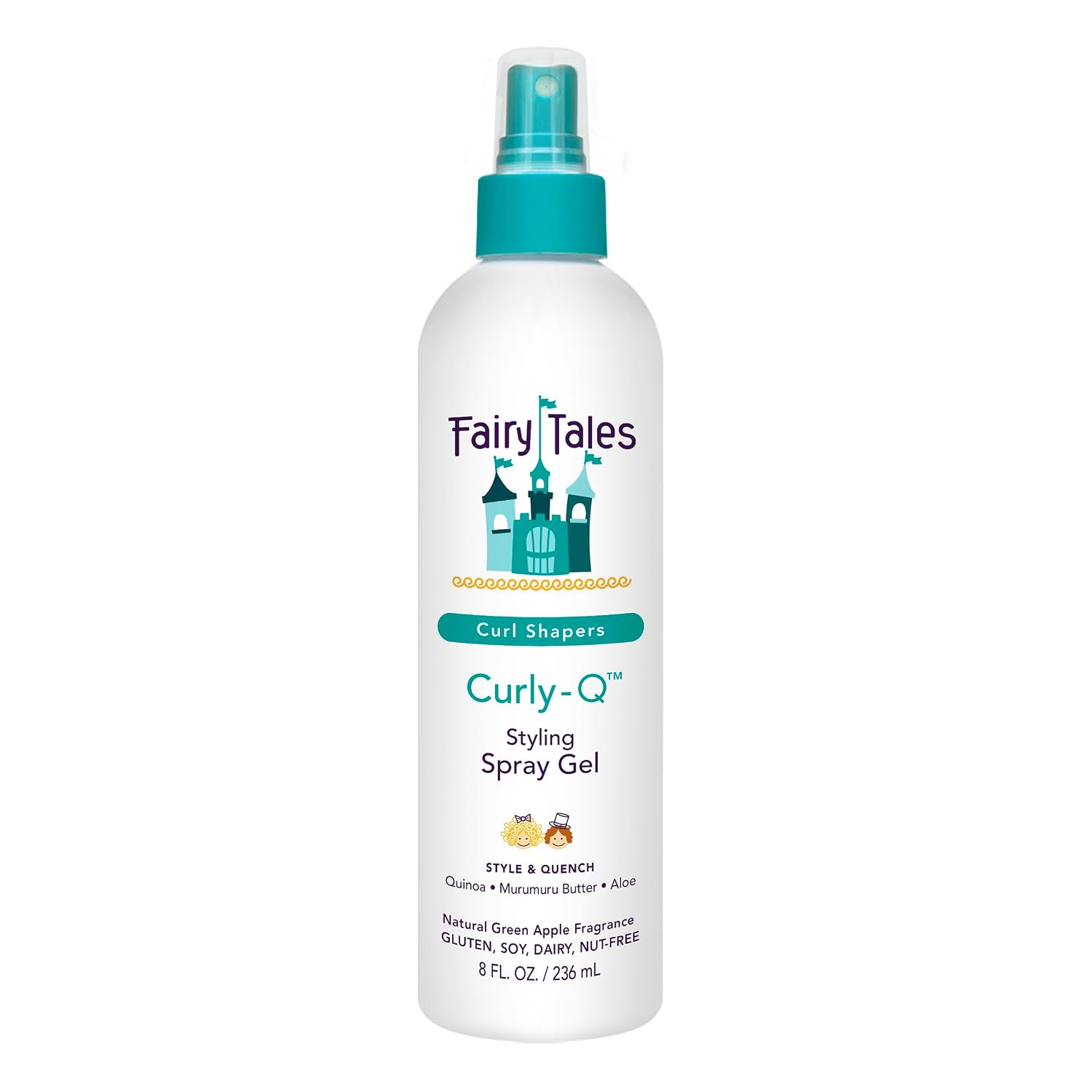 Fairy Tales Curly Q Kids Styling Spray Gel, 8oz