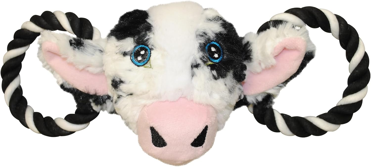 Jolly Pets Jolly Tug-a-Mal Monkey Tug/Squeak Toy, Medium