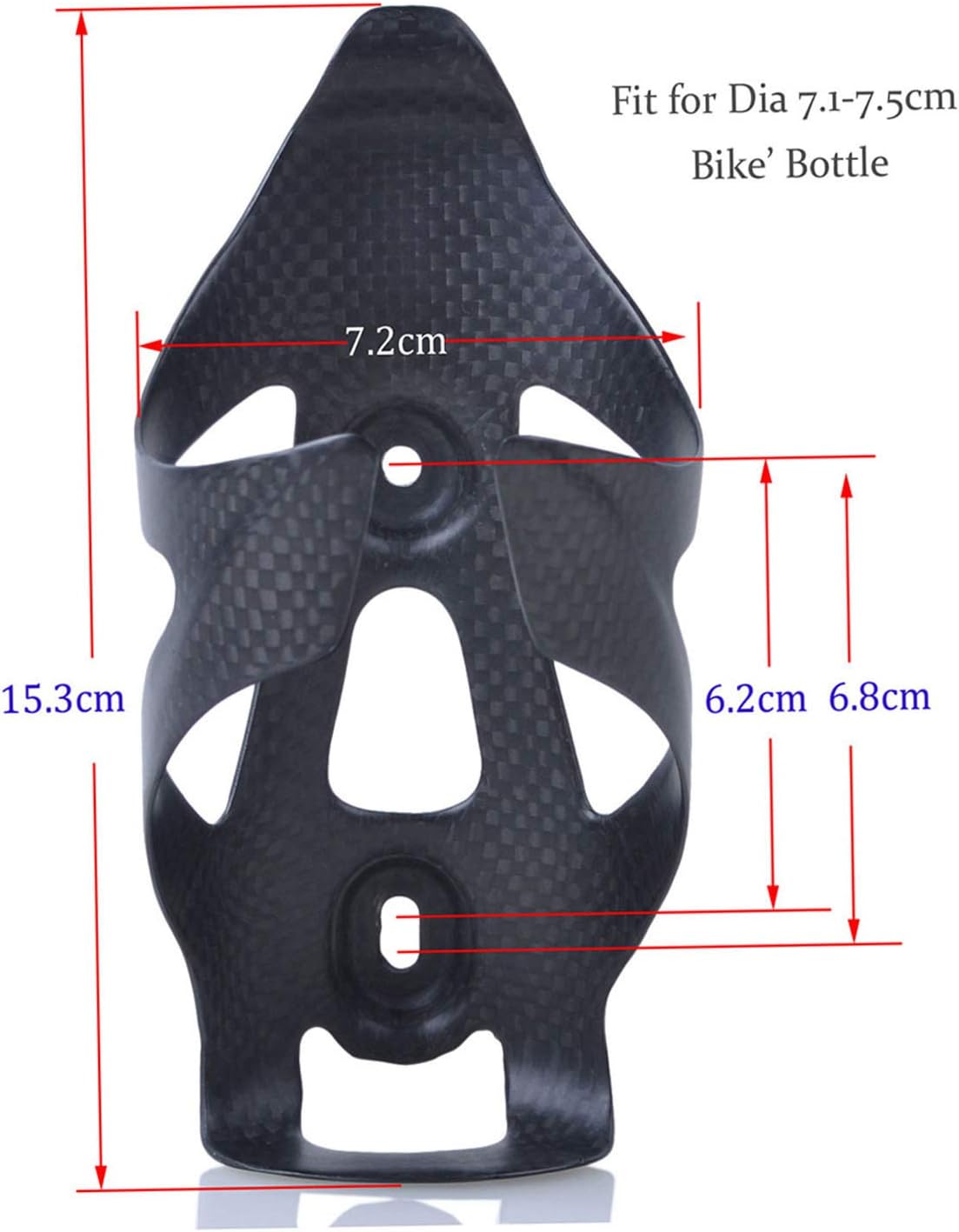 ThinkTop Ultra-Light Full Carbon Fiber Bike Water Bottle Cage Holder | Lightweight Bicycle Drink Water Cup Holder Bracket Rack for Road Bike MTB
