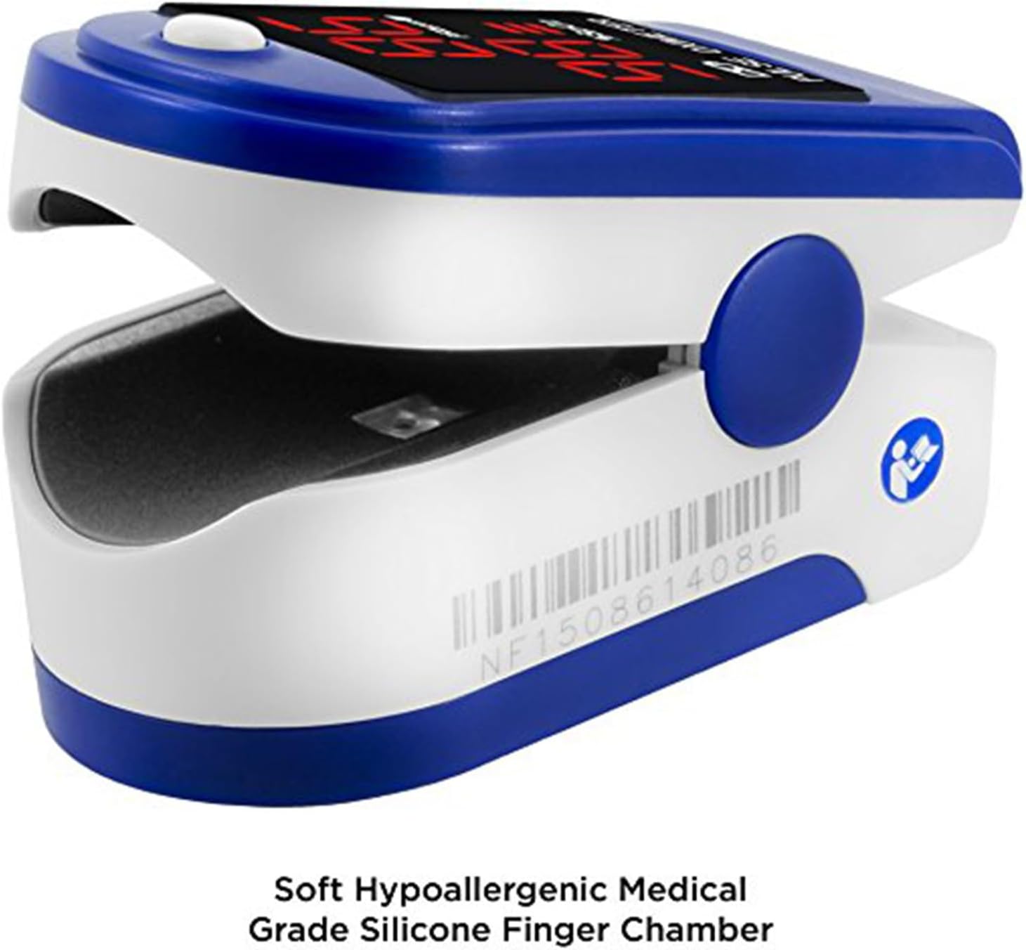 Finger Pulse Oximeter DP100 in Black- the Authentic Pulse Oximeter for sports and aviation use