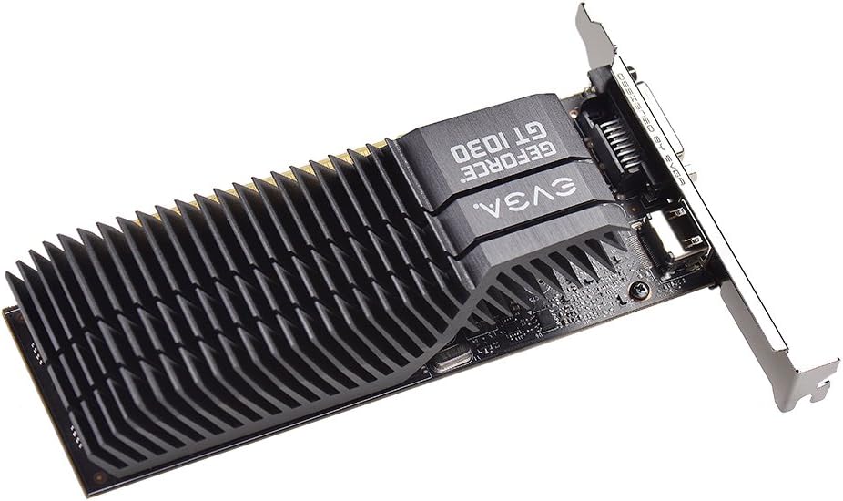 EVGA GeForce GT 1030 SC 2GB GDDR5 Passive, Low Profile Graphics Card 02G-P4-6332-KR