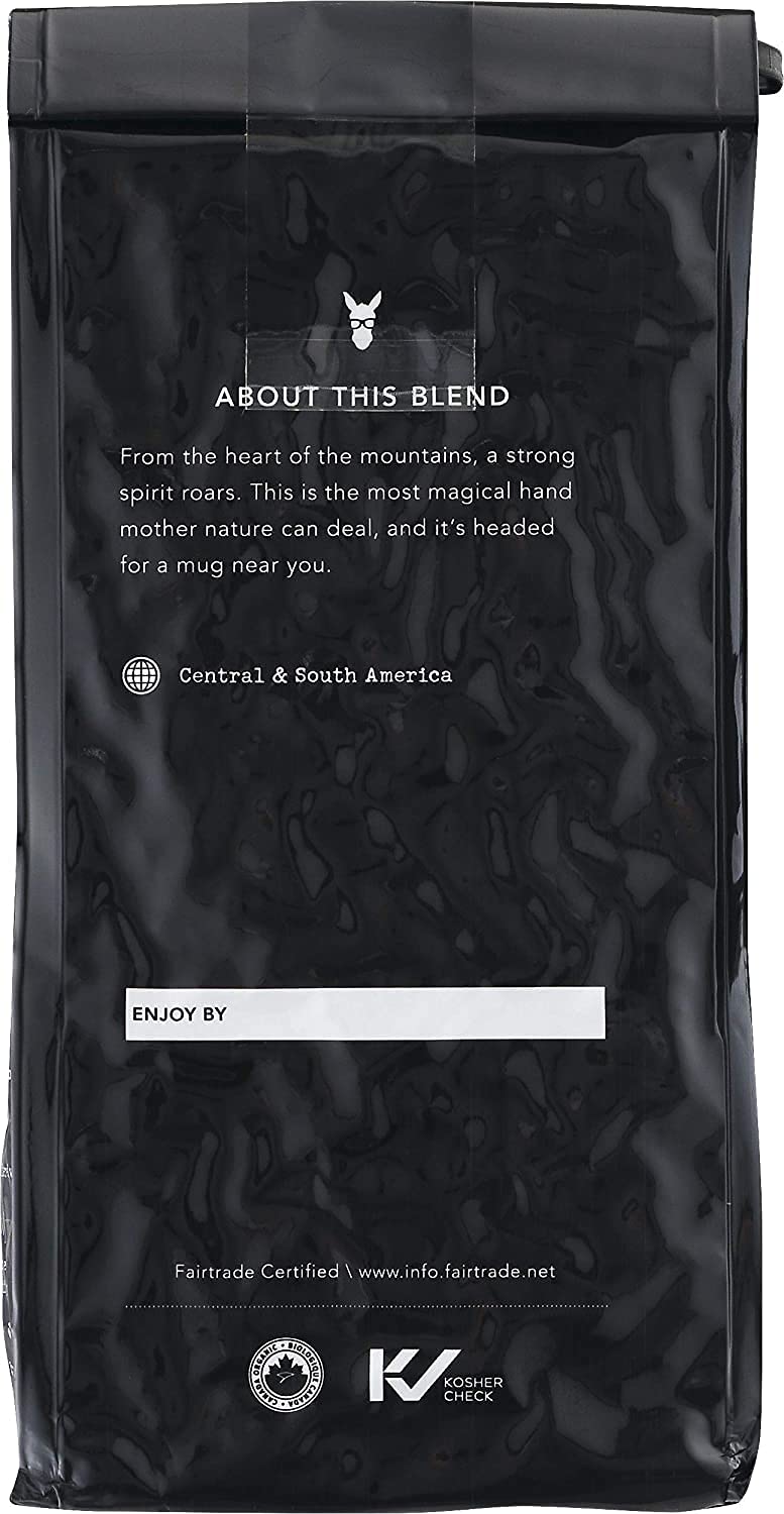 Kicking Horse Coffee, Three Sisters, Medium Roast, Whole Bean, 2.2 Pound - Certified Organic, Fairtrade, Kosher Coffee
