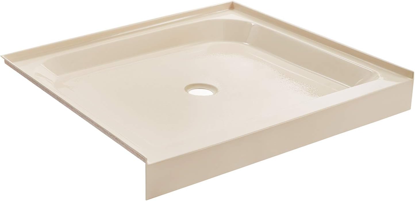 Voltaire 60" x 32" Single-Threshold, Right-Hand Drain, Shower Base in Gray