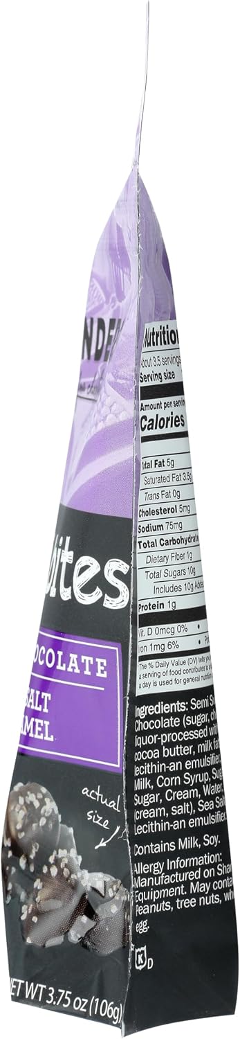 Sanders, Sea Salt Caramels Dark, 3.75 Ounce