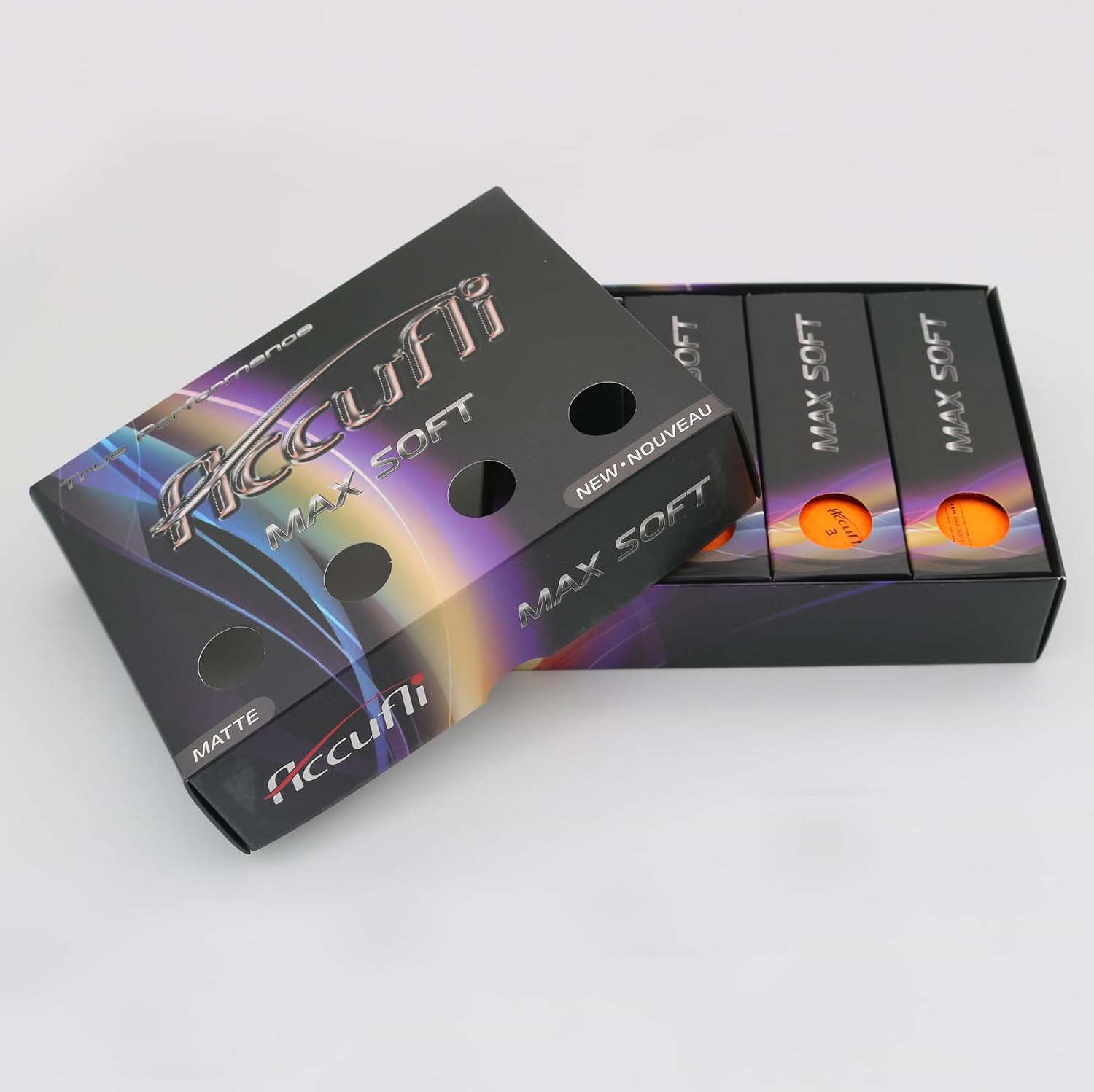 ACCUFLI Max Soft Matte Golf Balls