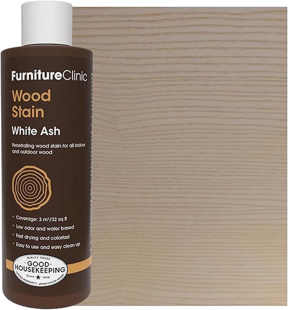 Furniture Clinic Wood Stain | Dark Oak | Water Based | Fast Drying, Low Odor