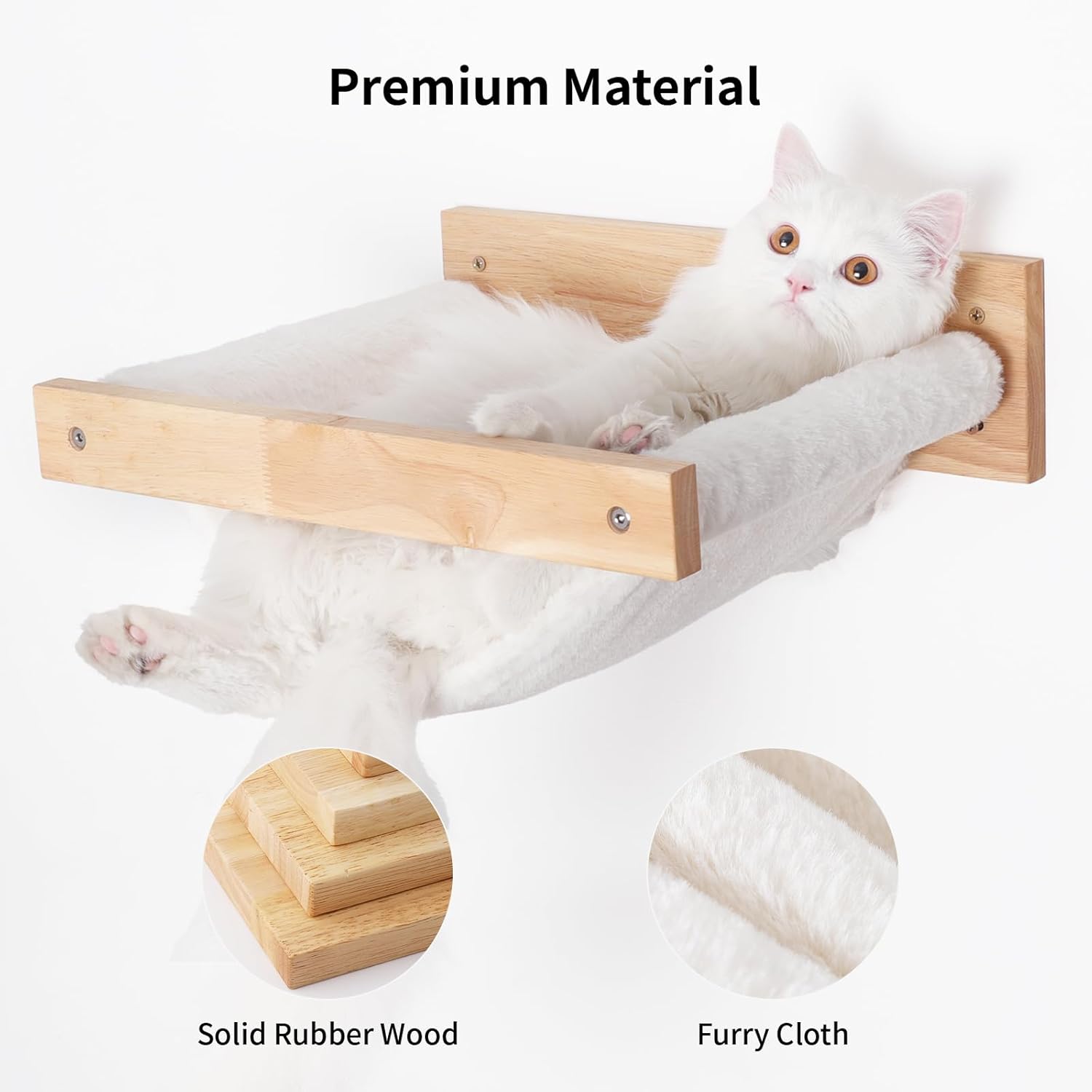 FUKUMARU Hammock Wall Mounted Cat Beds and Perches