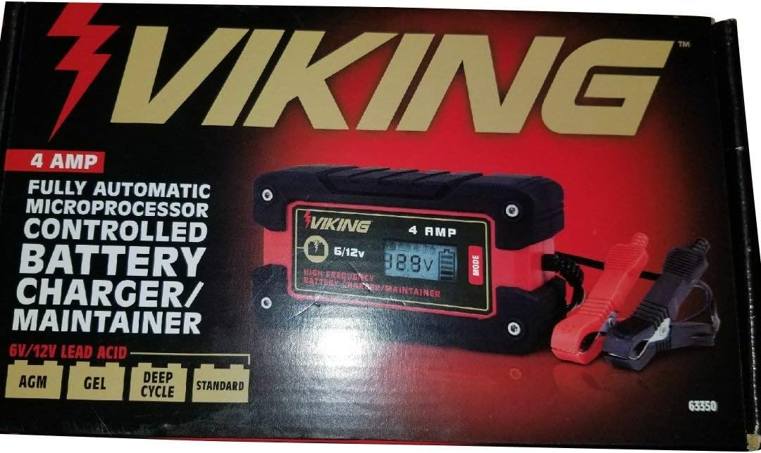 4 amp fully automatic microprocessor controlled battery charger/maintainer