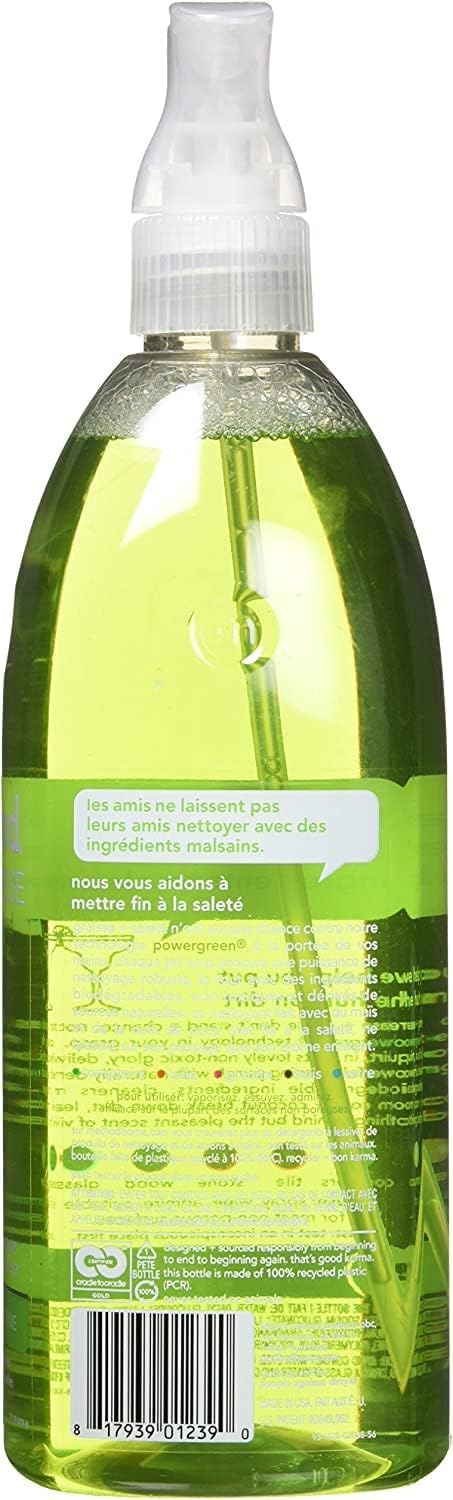 method All-Purpose Cleaner Spray, Lime + Sea Salt, 28 fl oz | Cuts Grease & Grime on Counters, Glass, Sealed Wood & Floors, for Kitchen & Bathroom, Controlled Mist, Streak Free