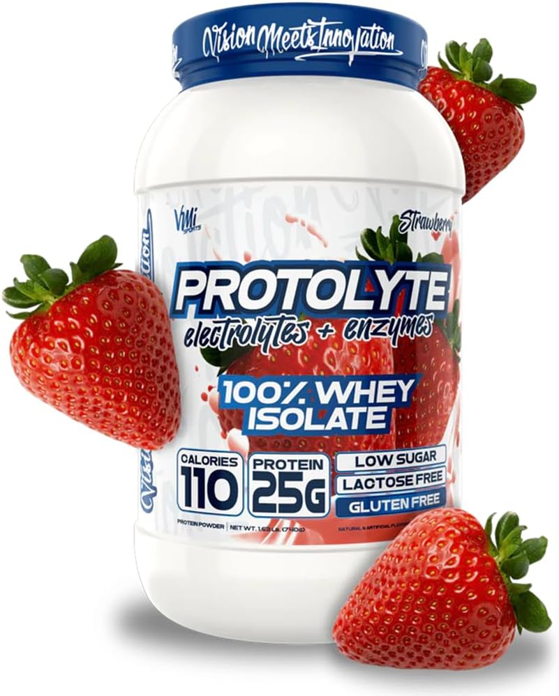 VMI Sports | ProtoLyte Whey Isolate Protein Powder | Low Calorie Whey for Weight Loss and Muscle Gain | Digestive Enzymes | Non-GMO (1.6 lb, Chocolate Fudge Cookie) | Premium whey isolate protein powder for smooth mixing in shakes smoothies and convenien…