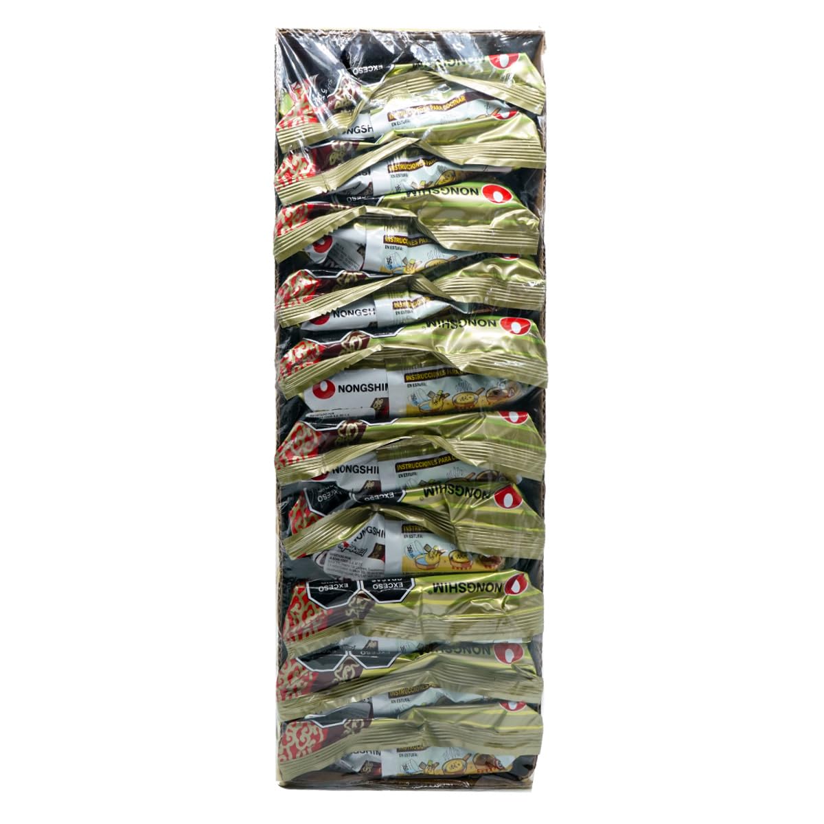 Nongshim Chapagetti, Black Bean Jajangmyeon Korean Ramen Noodles, 10 Pack | Black bean instant noodles with roasted chunjang sauce, onion-garlic notes